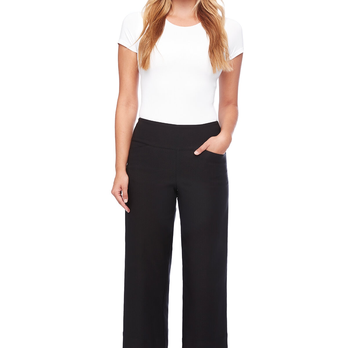 S.C. & CO. Pantalones para Dama Negro Mediana