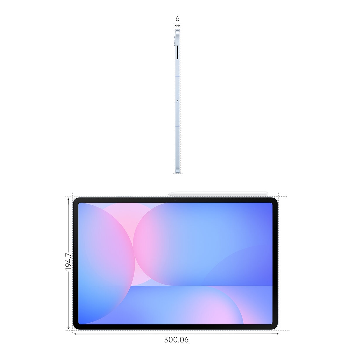 Samsung Galaxy Tab S10 FE+ 256GB Azul