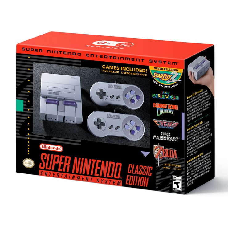 Nintendo Switch Neon consola + SNES classic edition Costco México