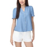 Frye Blusa para Dama Azul claro Mediana Frye Blusa para Dama Azul claro Mediana