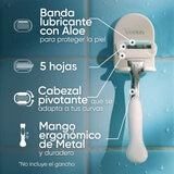 Gillette Venus Ultra Smooth Sensitive Rastrillo para Afeitar Desechable 11 Cartuchos + 1 Mango 12pzas