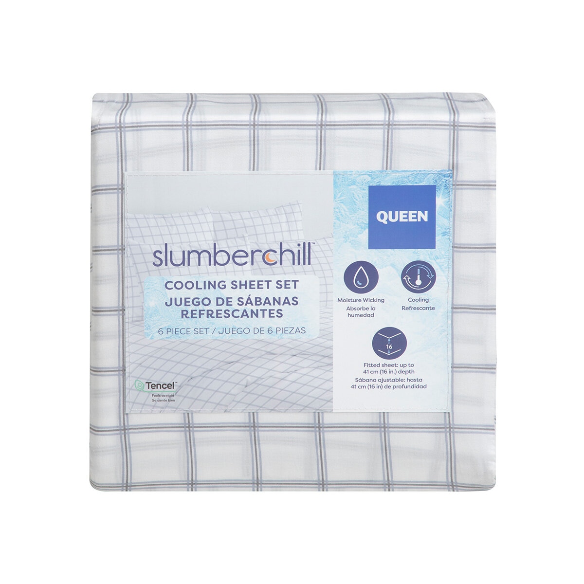 Slumberchill, Juego de Sábanas Refrescantes, Matrimonial, Varios Estilos Slumberchill, Juego de Sábanas Refrescantes, Matrimonial, Varios Estilos