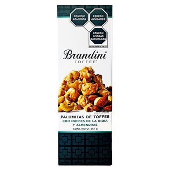 Brandini Palomitas de Toffee con Nueces de la India y Almendras 567 g