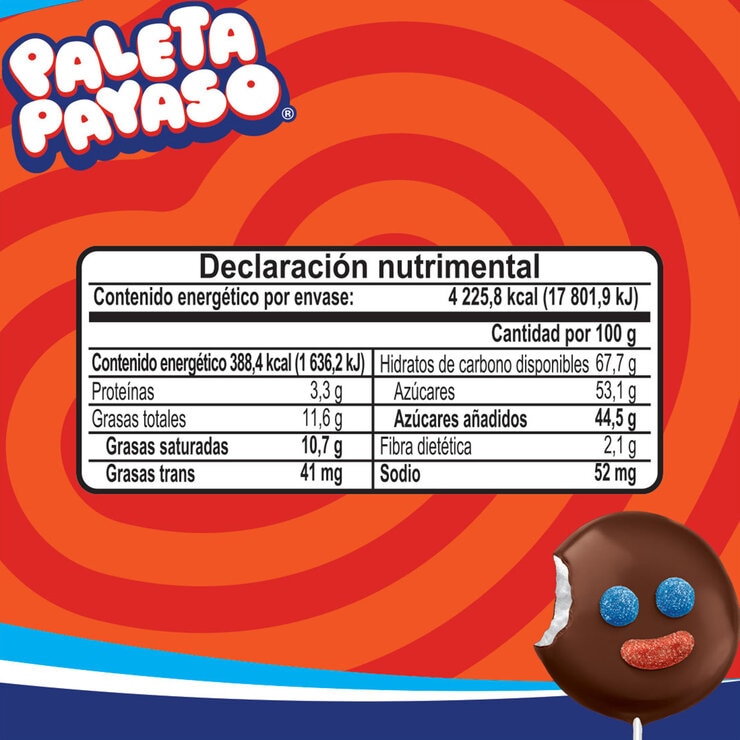 Ricolino Paleta Payaso de Malvavisco Cubierto con Chocolate y Gomitas 24 pzas