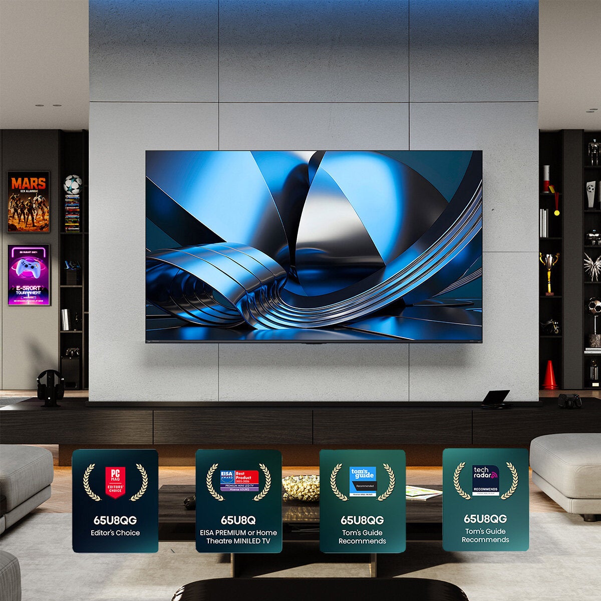 Hisense Pantalla 65" Miniled 4K Smart TV 65U6SV Hisense Pantalla 65" Miniled 4K Smart TV 65U6SV