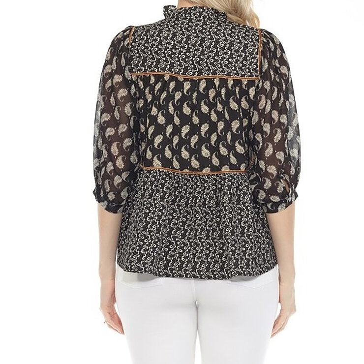Rain and Rose Blusa para Dama Negro Extra Grande Rain and Rose Blusa para Dama Negro Extra Grande