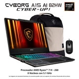 MSI Cyborg 15 Laptop Gaming 15.6" FHD AMD Ryzen 7 16GB 1TB SSD