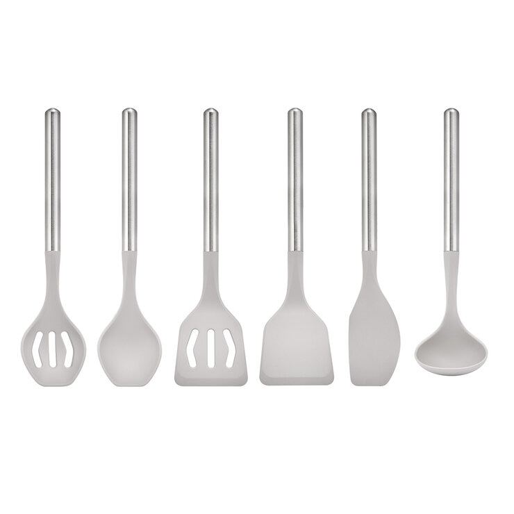 Sabatier, Juego de Herramientas de Acero Inoxidable y Silicona, 6 piezas