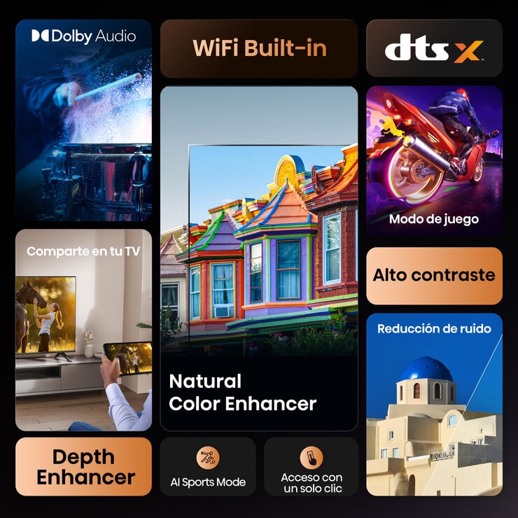 Hisense Pantalla 32" HD Fire TV