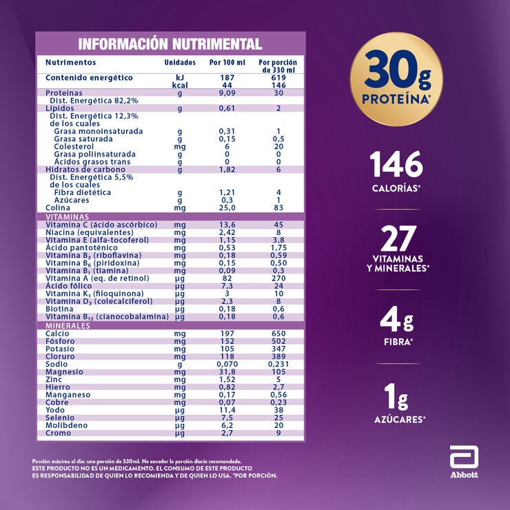 Protality Bebida con Proteína 12 envases de 330 ml Protality Bebida con Proteína 12 envases de 330 ml