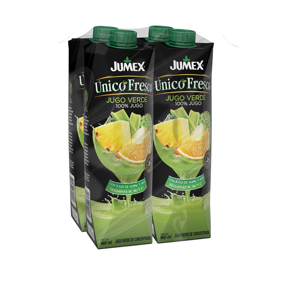 Jumex Unico Fresco Jugo Verde 4/960 ml