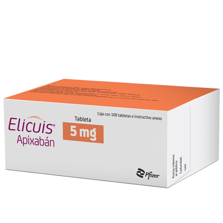 Elicuis 5mg 100 Tabletas Elicuis 5mg 100 Tabletas