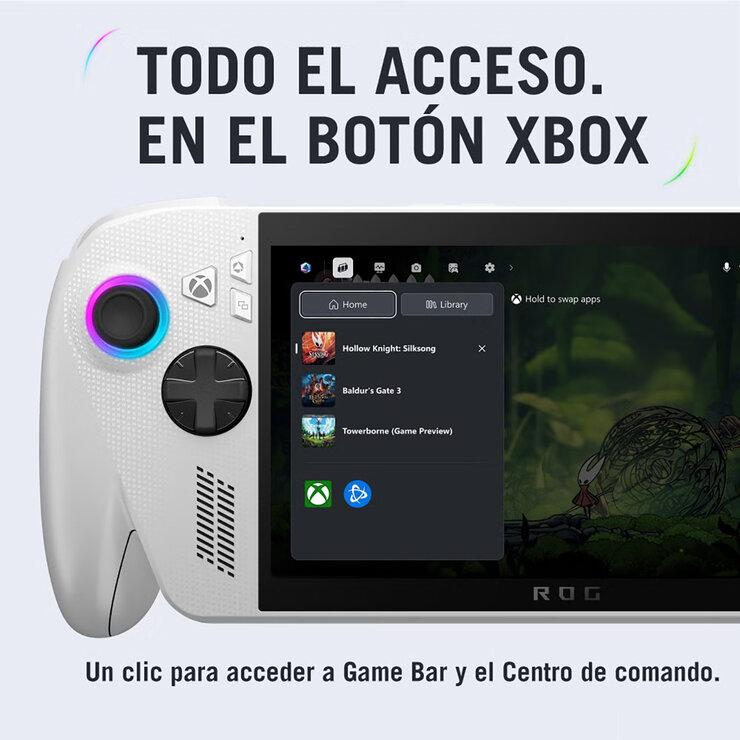 ASUS ROG Xbox Ally Consola Portátil 7" Full HD AMD Ryzen Z2 A 16GB 512GB SSD