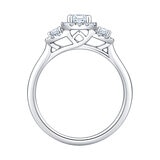 Anillo, Esmeralda, 1.17ctw Diamantes, Platino