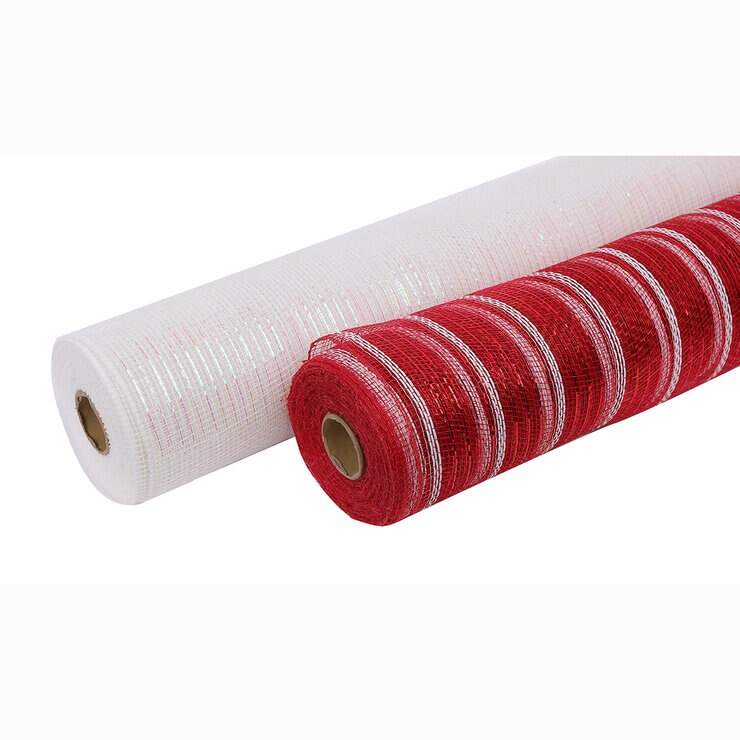 Listón de Malla de 2 Piezas Rojo Listón de Malla de 2 Piezas Rojo