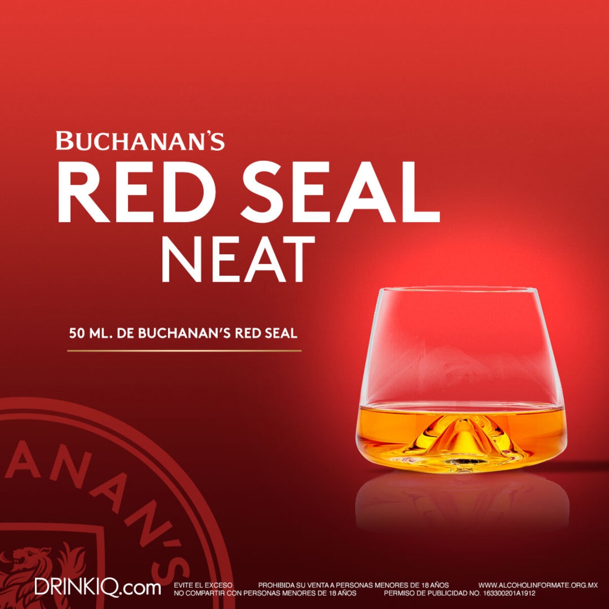 Whisky Buchanan's Red Seal Blended Scotch 750 ml