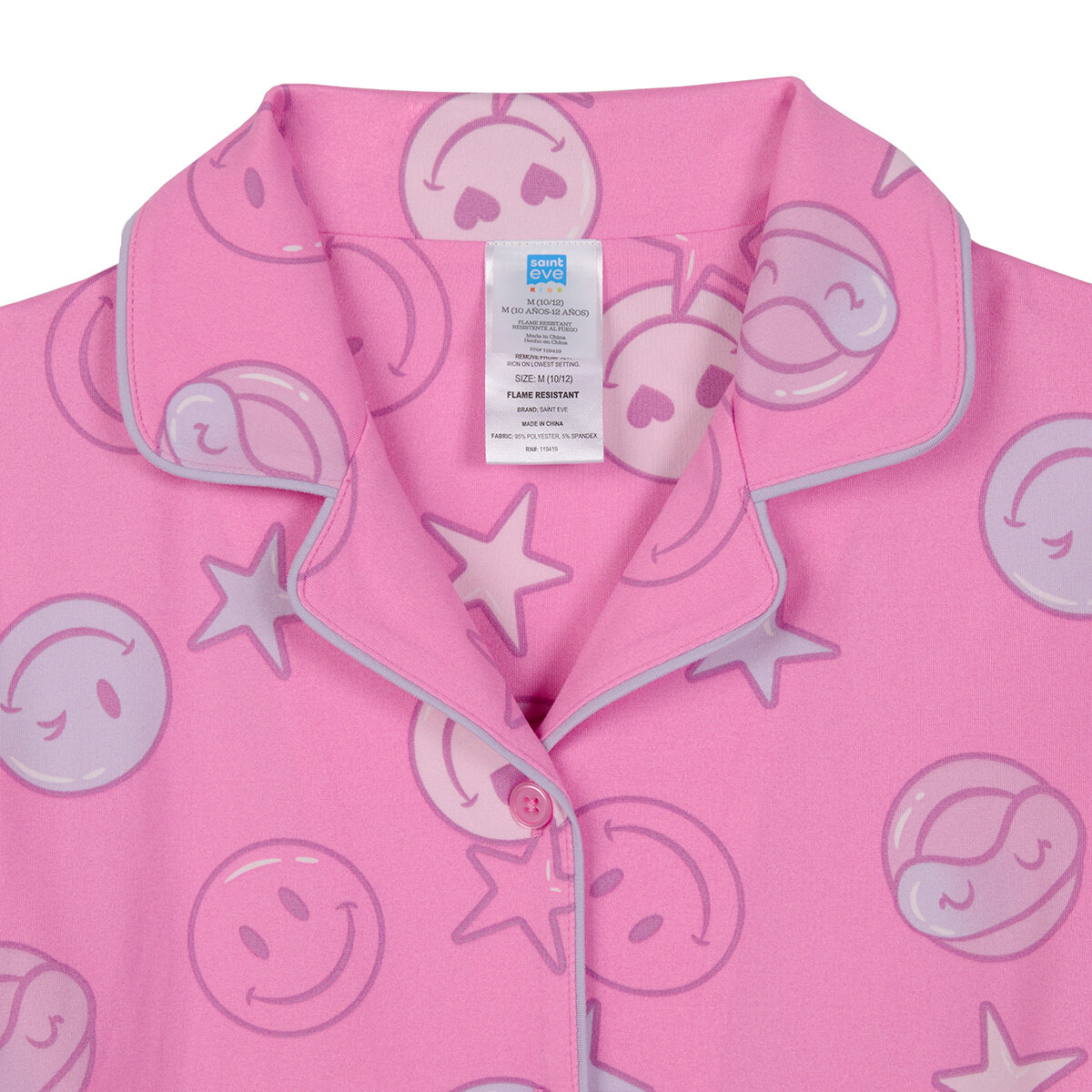 Saint Eve Pijama para Niños y Niñas Rosa 10 / 12 Años