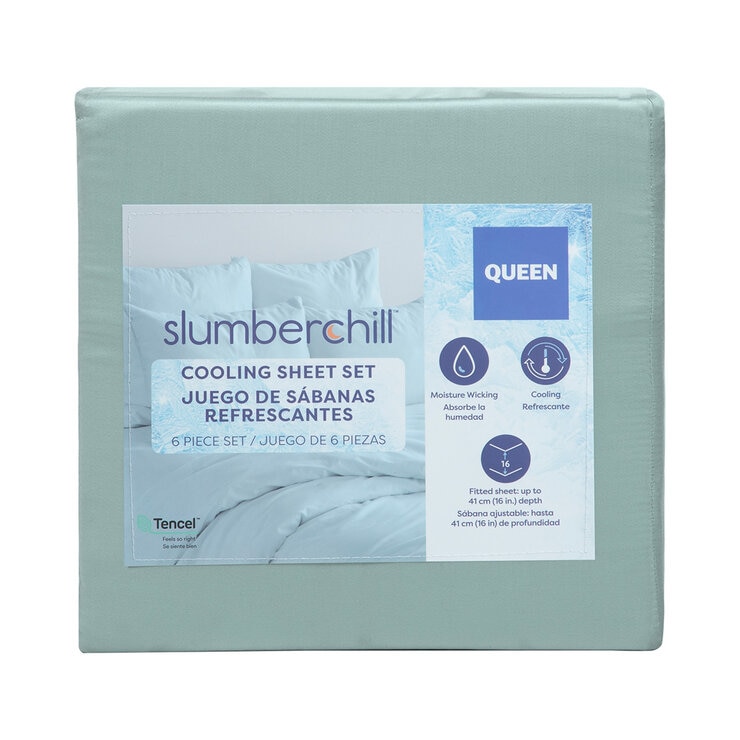 Slumberchill, Juego de Sábanas Refrescantes, Matrimonial, Varios Estilos Slumberchill, Juego de Sábanas Refrescantes, Matrimonial, Varios Estilos