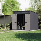 Suncast, Modernist Cobertizo de Almacenamiento de 2.4m x 2.1m con Puertas Corredizas