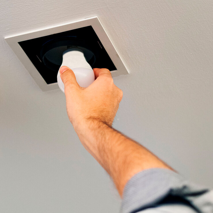 Alfelec, Set de 8 Focos LED - Luz Cálida