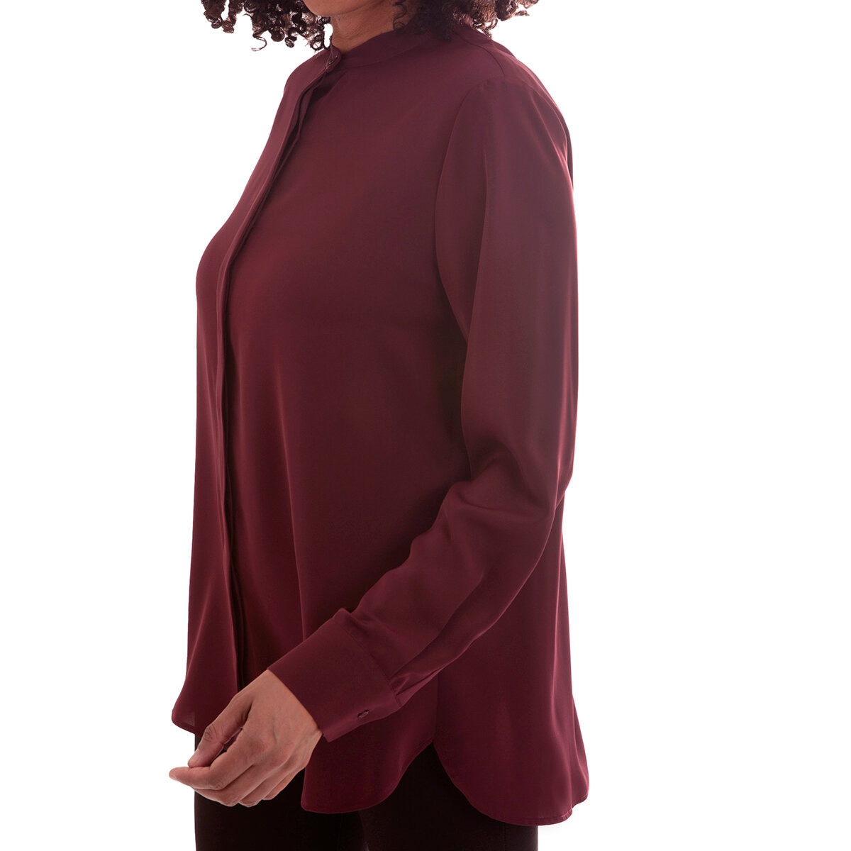 Mario Serrani Italy Blusa para Dama Morado Extra Grande