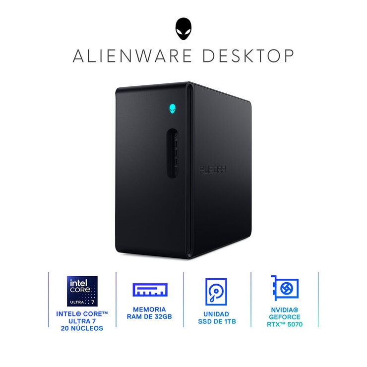 DELL Alienware Aurora Gaming ACT 1250 Desktop Tower Intel Core Ultra 7 32GB 1TB SSD