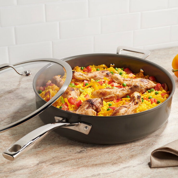 T-FAL Batería de Cocina de Cerámica 10 Piezas