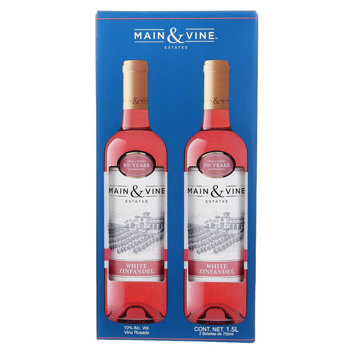 Beringer White Zinfandel Vino Rosado 2/750 ml Beringer White Zinfandel Vino Rosado 2/750 ml