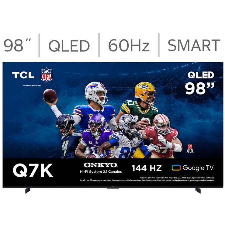 TCL Pantalla 98" QLED Google TV 98Q7K