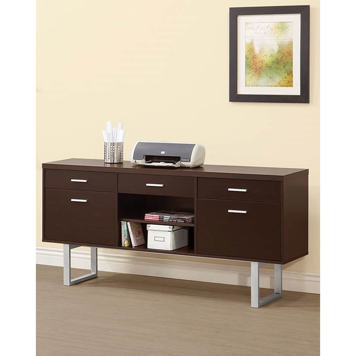 Coaster, Credenza para Oficina, Estilo Contemporaneo Costco México