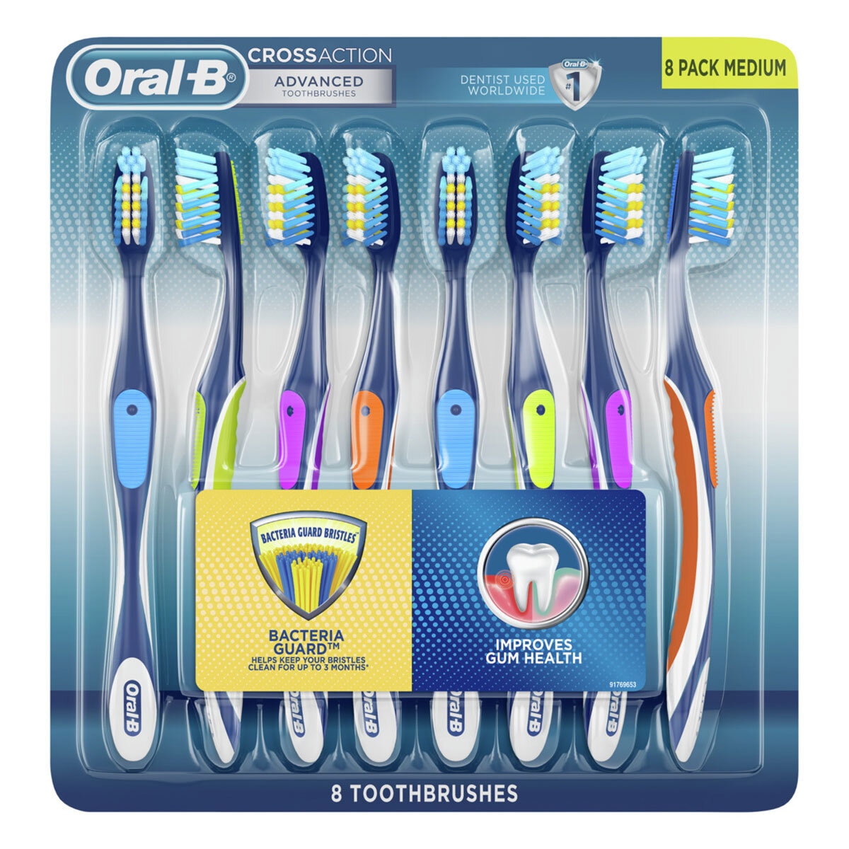 Oral B Cepillos de Dientes 8 pzas Medio Costco México