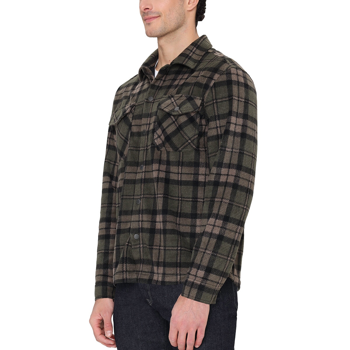 BC Clothing Co Heritage Camisa para Caballero Verde Grande