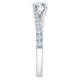 Anillo, 0.97ctw, en Platino