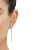 Aretes, Colgantes de Oro Amarillo de 14kt