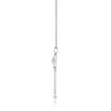 Dije de Diamantes 0.30ctw, Llave de Corazon, Oro Blanco 14K Dije de Diamantes 0.30ctw, Llave de Corazon, Oro Blanco 14K
