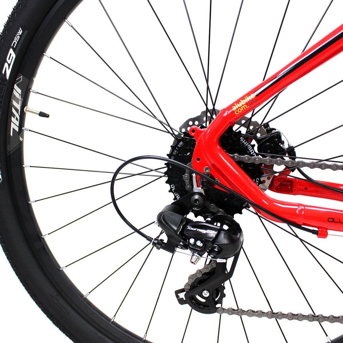 Bicicleta de Montaña R29 Alubike Roja