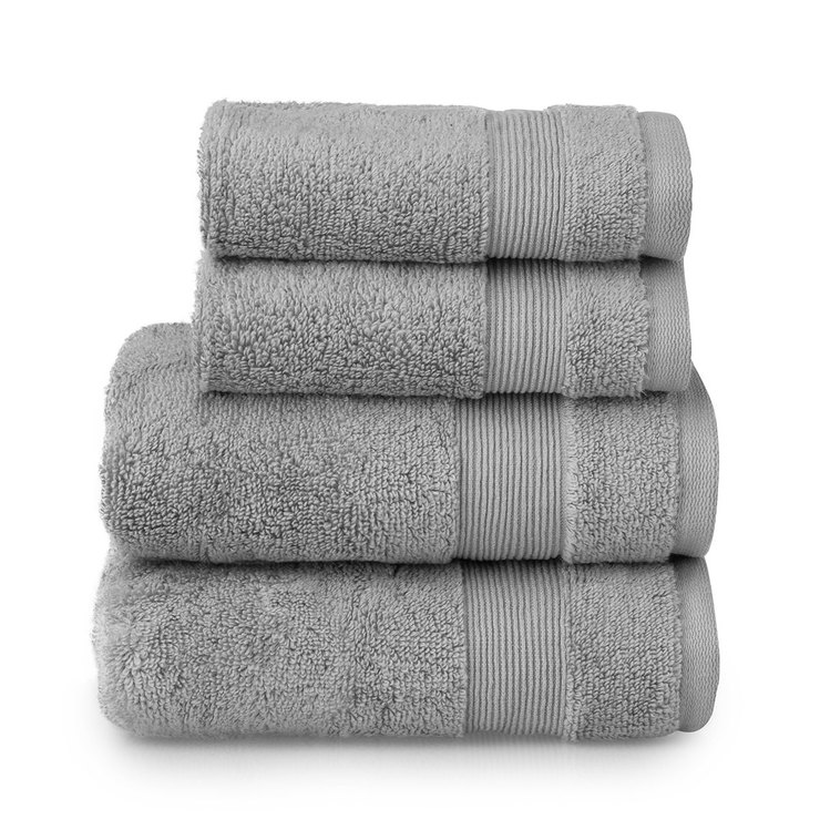 Juego de Toallas, 4 piezas, Mira Bella, gris Costco México