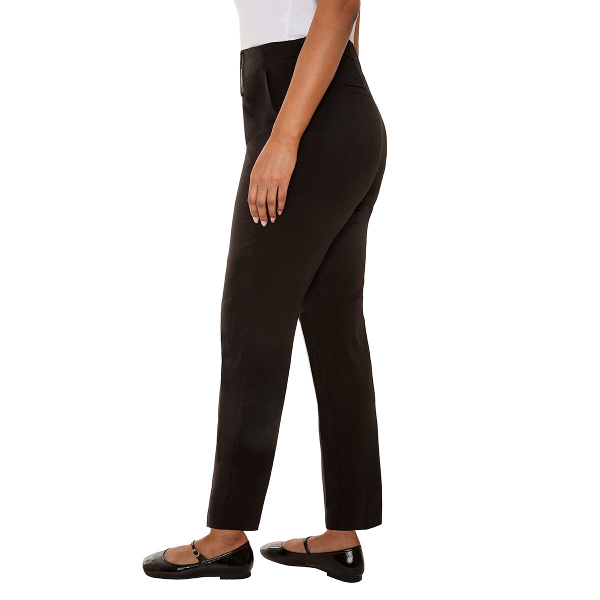 Mario Serrani Italy Pantalón para Dama Negro Extra Grande