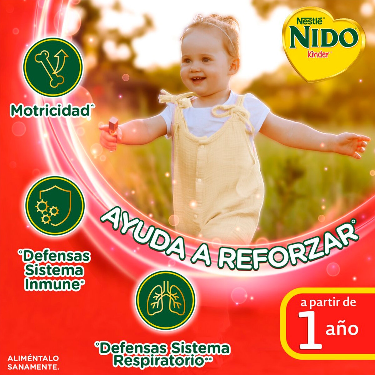 Nido Kinder, Leche en Polvo 2.5 kg