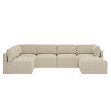 Thomasville, Fallon, Seccional Modular de Tela de 6 piezas con Otomano Thomasville, Fallon, Seccional Modular de Tela de 6 piezas con Otomano