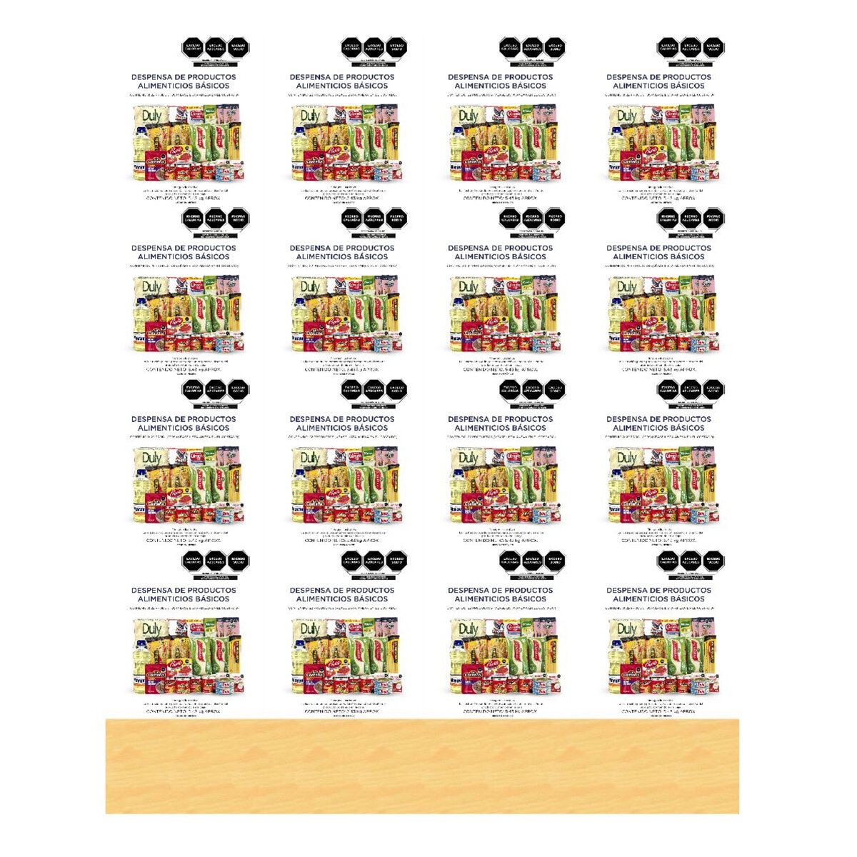 Despensa Básica Pallet de 96 cajas