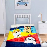 Frazada con Borrega de 127cm x 152cm, PAW PATROL