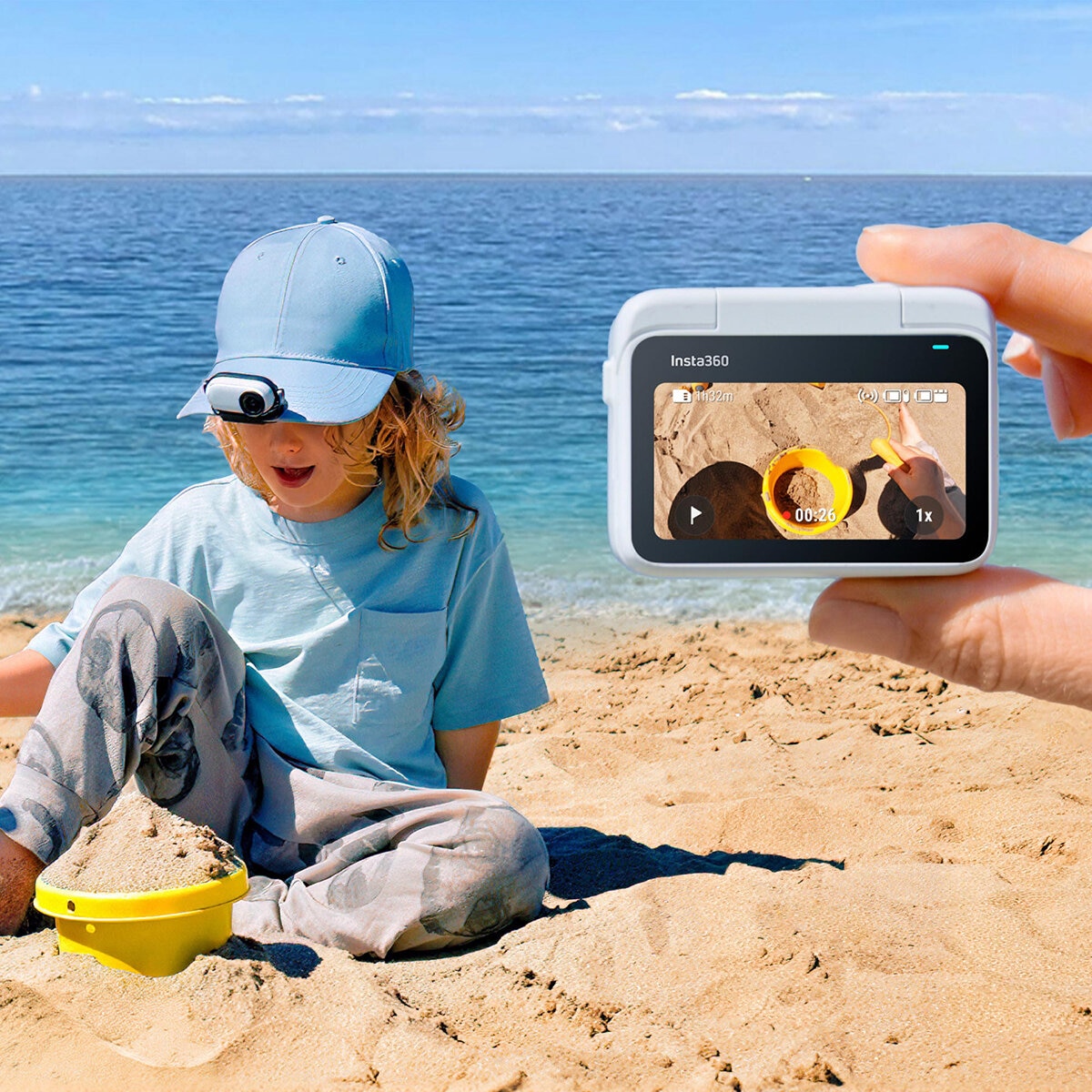 Insta360 Cámara GO 3S Standard Bundle Blanco