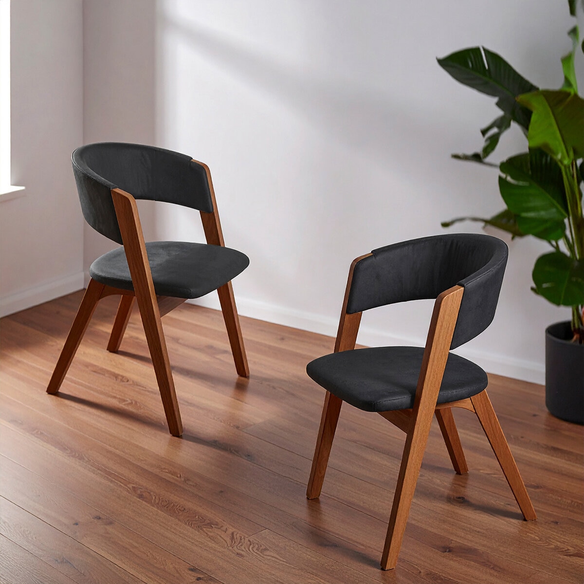 Tamarindo, Mag, Sillas de Tela Gris Oxford