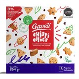 Gaveti Chispi Chocs Galletas con Chispas de Chocolate Sin Azúcar 18 pzas de 48 g
