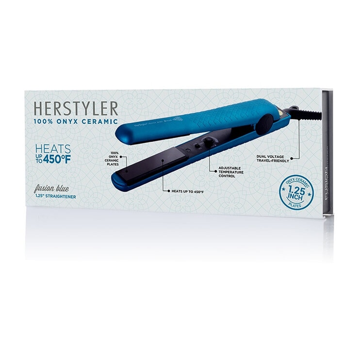 Herstyler Plancha para Cabello, Soft Touch azul Herstyler Plancha para Cabello, Soft Touch azul