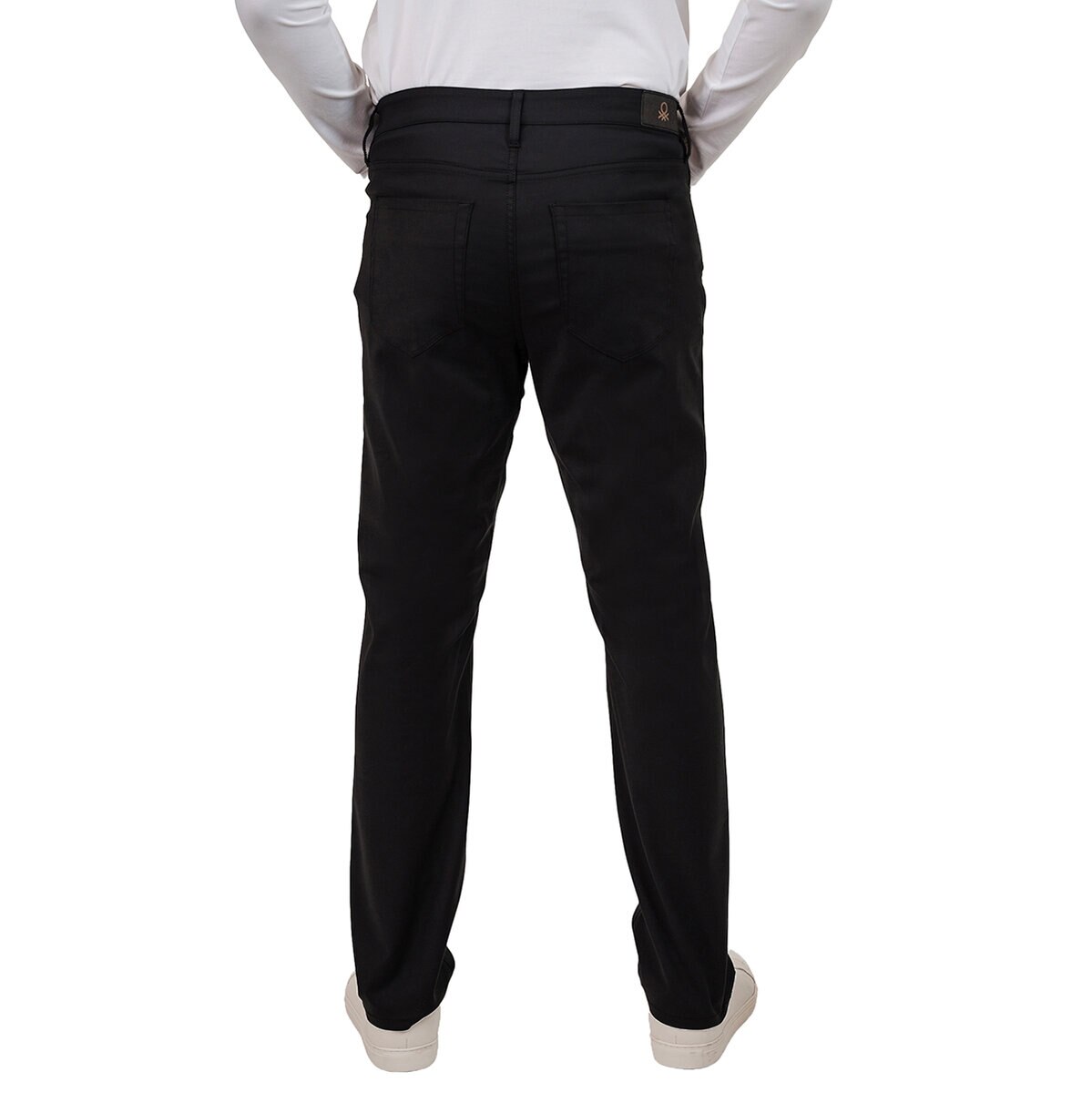 United Colors of Benetton Pantalones para Caballero Negro 36 x 32