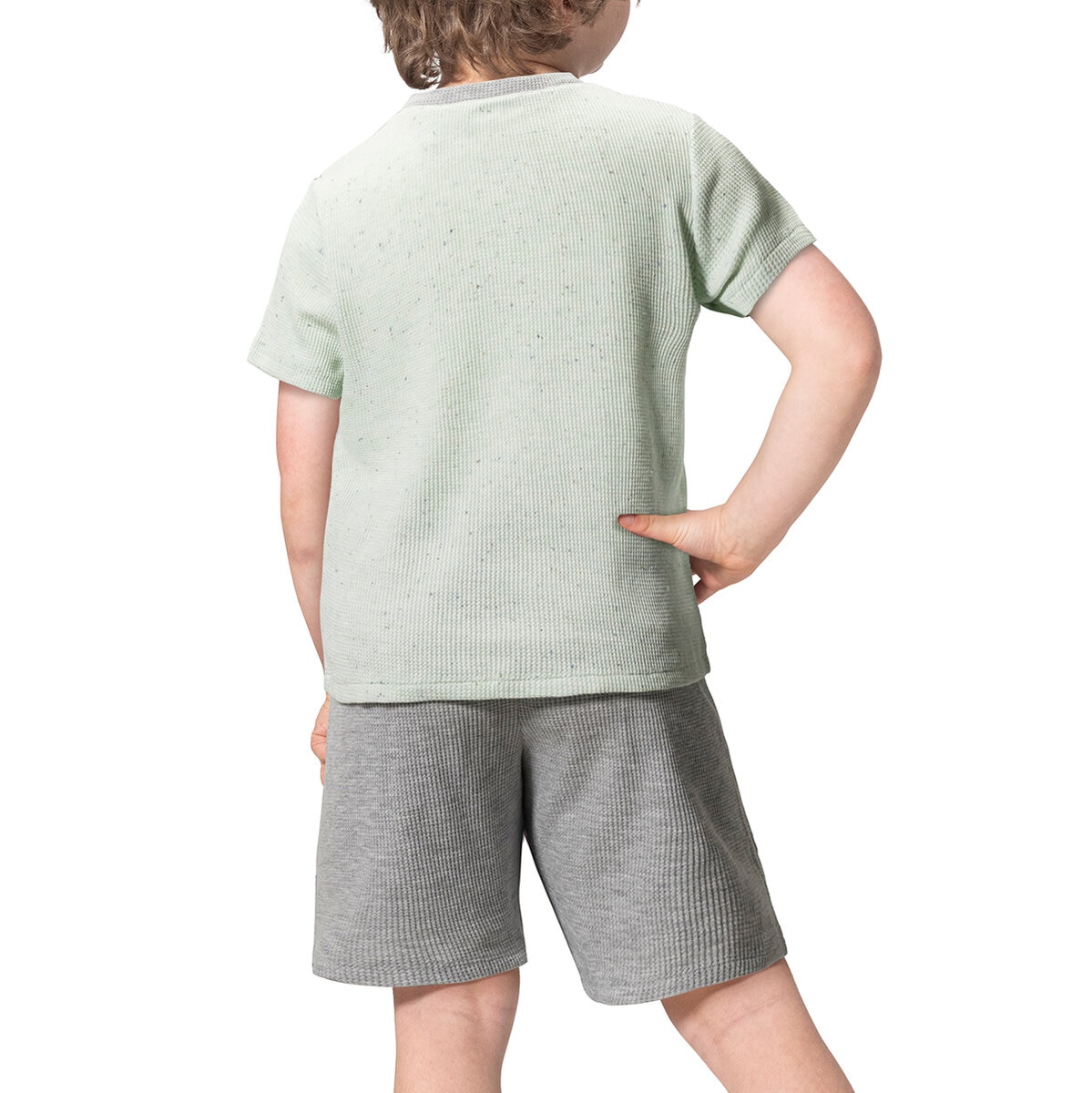 Nicole Miller Conjunto de 6 Piezas para Niños y Niñas Azul / Verde / Gris 4 Años Nicole Miller Conjunto de 6 Piezas para Niños y Niñas Azul / Verde / Gris 4 Años