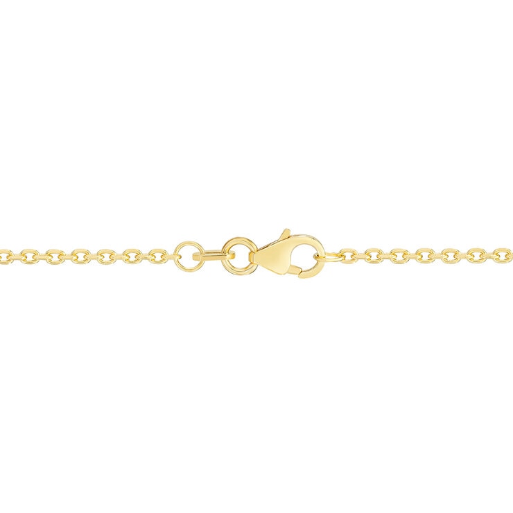 Collar de Gota, Amatista Morada, Oro 14k