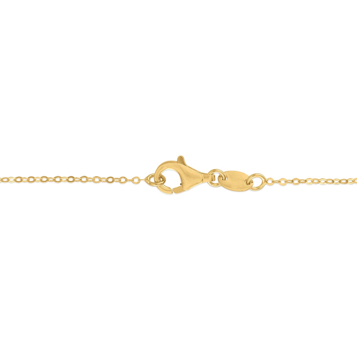 Collar con Dije de Nudo, Oro Amarillo 14K